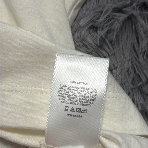 Express Striped Crew Neck Short Sleeve Boyfriend Tee - Picture 3 of 3